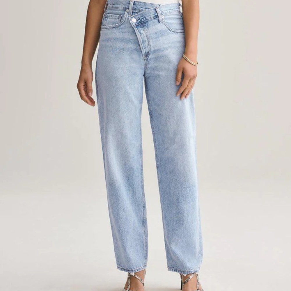 agolde criss cross jean